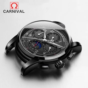 

Multifunction Mens Watches Casual Mechanical Watches Men pilot Top Brand Luxury Waterproof Watch Relogio Masculino Clock NEW