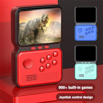 

Rocker Portable Game Console 900 In 1 Games 3.5inch Fighters Mini Handheld Retro Video Games Console 16bit Handheld Game Machine