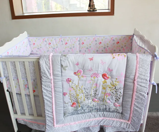 bird crib bedding