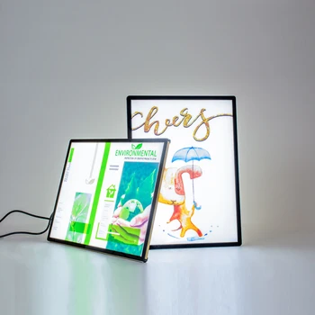 

A4 led menu card a4 light board led led menu display