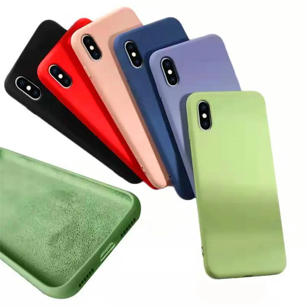 Новый оригинальный силиконовый чехол для телефона Iphone XS MAX XR X чехлы Apple IPhone 7 8 6 S Plus