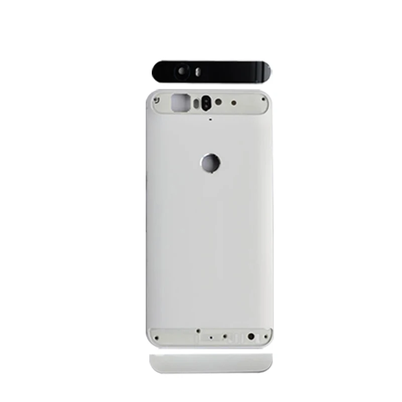 for Huawei Google Nexus 6P Battery Back Cover Rear Door Housing+Top Glass Camera Flash Lens+tools Replacement Repair Parts - Цвет: white