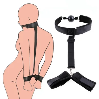 Shackles On The Door Chastity Lock Handcuffs Flirting Fetish BDSM Sex Bondage Restraints Slave Erotic Sex Toys For Woman Couples 3