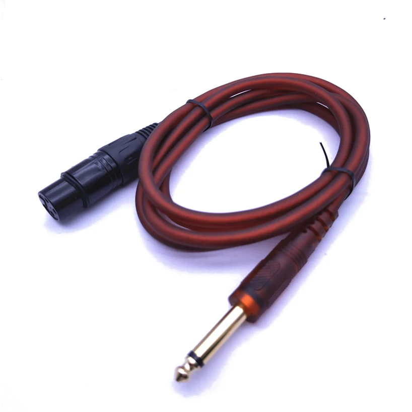 Провод для микрофона 6 5 мм 1/4 &quotмоно штекер к 4pin XLR гнездовой аудиокабель