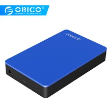 ORICO Алюминий 3," USB3.0 к SATAIII чехол внешний корпус жесткого диска 8 ТБ 3,5 SSD/SATA HDD адаптер Поддержка UASP