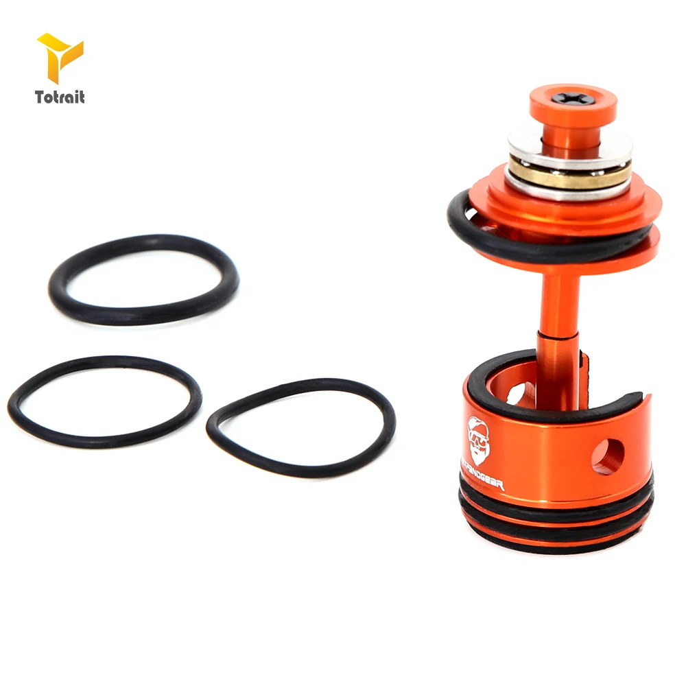 

TOtrait Silent Bearing Piston Cylinder Head kit for Airsoft AEG Ver.2/3 M4 M16 AK MP5 G3 M249 Gearboxes