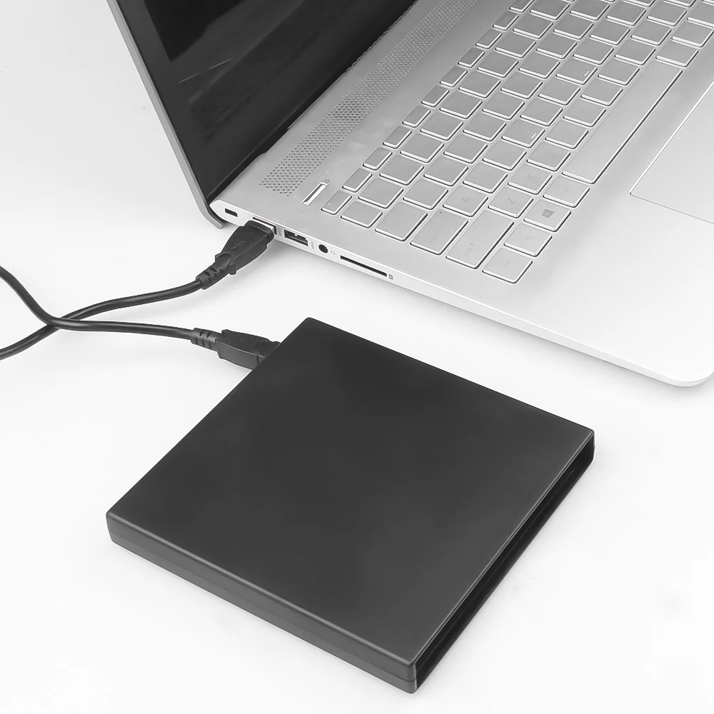 Kebidumei Лидер продаж USB 2 0 SATA Внешний привод DVD CD Rom IDE чехол 12 7 мм тонкий для ноутбука