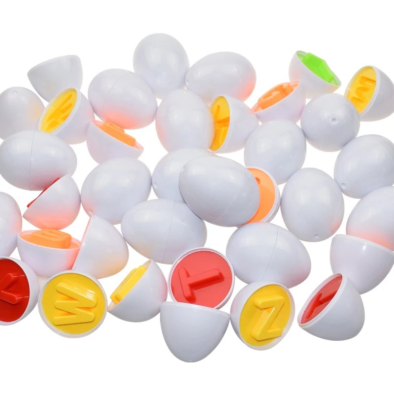 26Pcs Abc Alphabet Matching Eggs Educational Color &Amp; Shape Recognition Sorter Puzzle Skills Study Toys