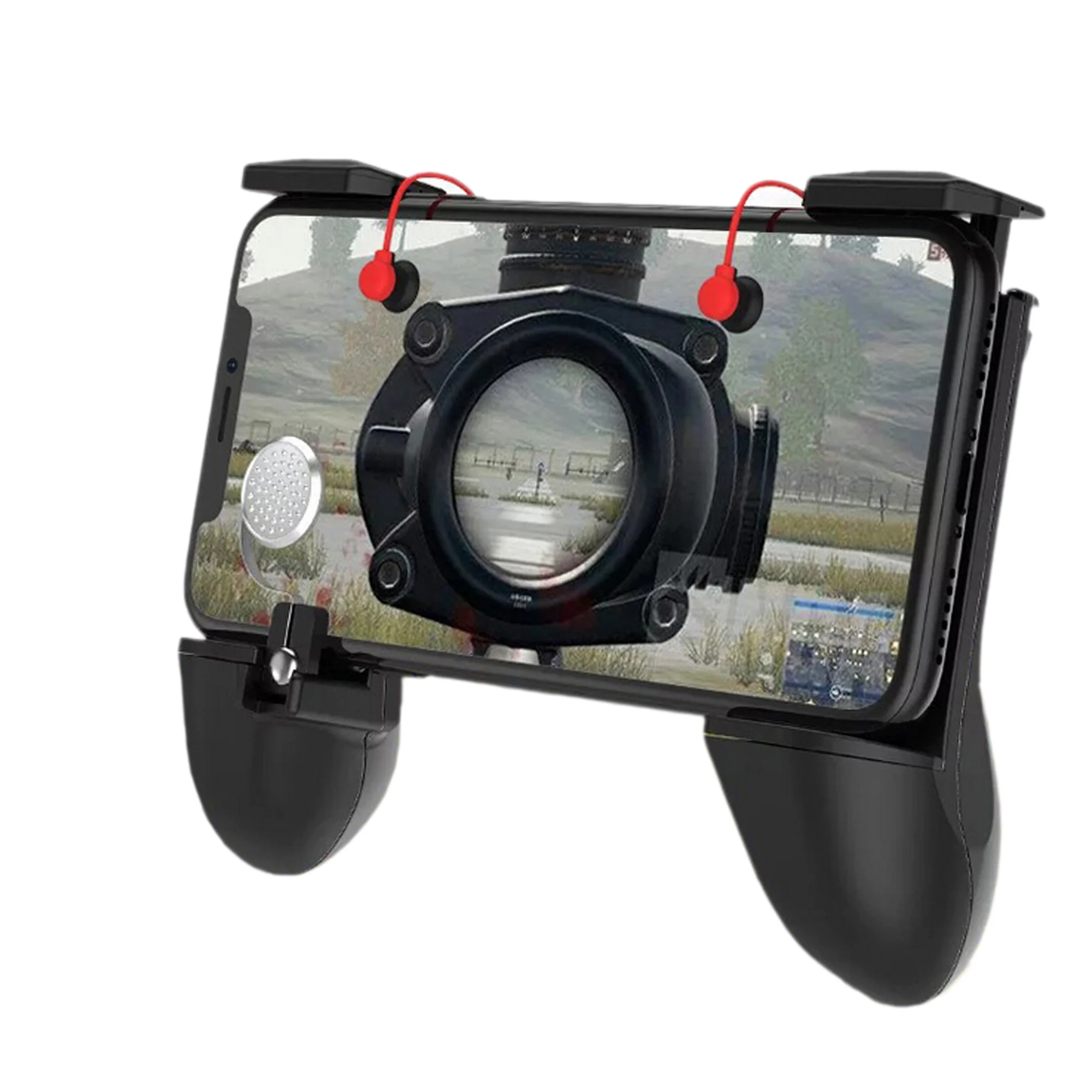 MV for Three PUBG Gamepad Grip Holder Handle Bracket Game Accessories Mobile Power Controller Gamep