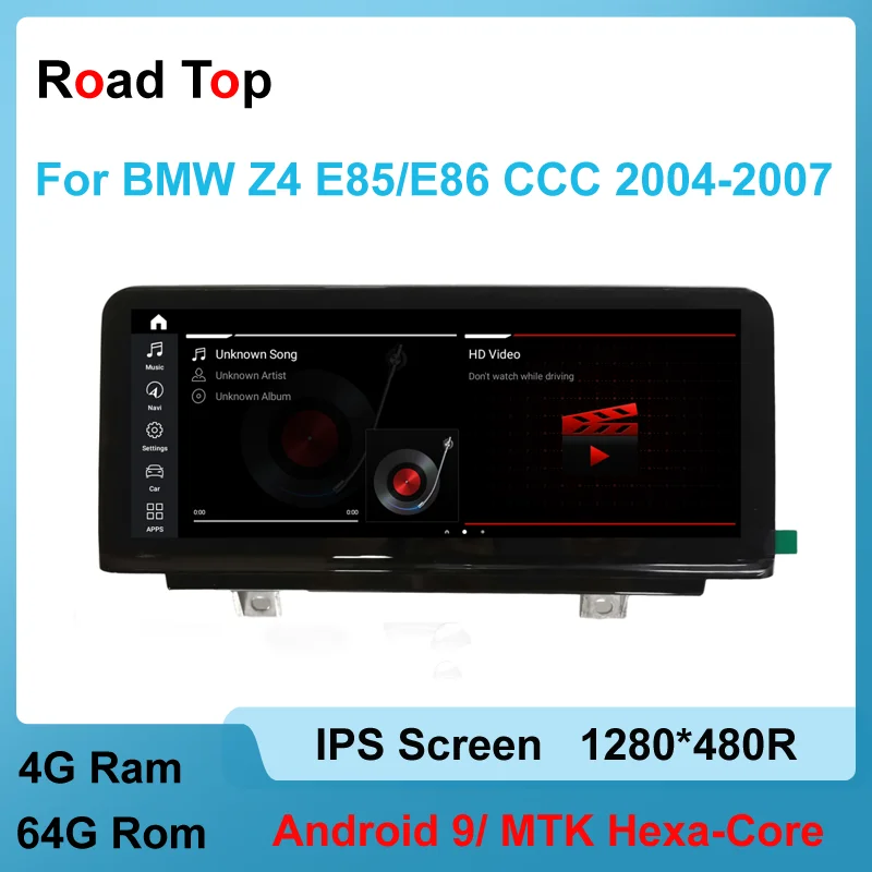 10 25 ”Android 9 стерео головное устройство для BMW Z4 E85/E86 CCC 2004-2007 с CarPlay авто GPS навигация