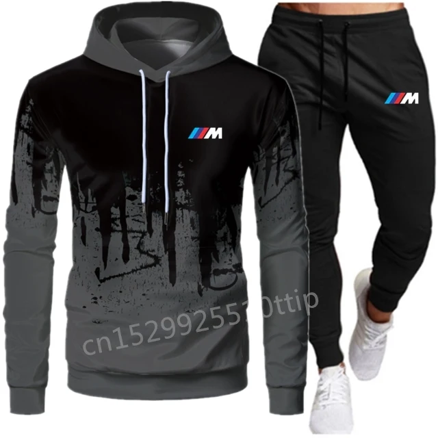 2022 Hooded tracksuit Men Set Sporting 