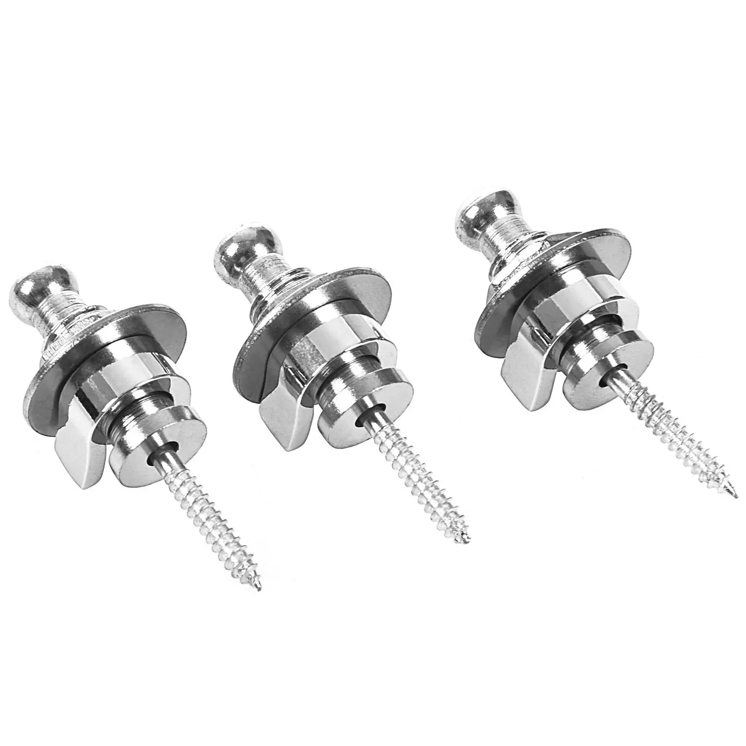 10x круглая головка гитарный Бас ремень замки Schaller-style Straplocks
