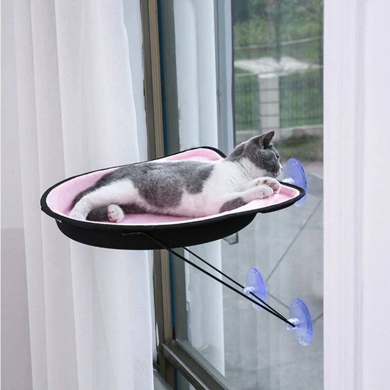

Cat hammock, sucker cat bed, sunbathing cat bed, cat lounge, cat window hammock, pet warm bed cat house, Ferret cage, two sizes