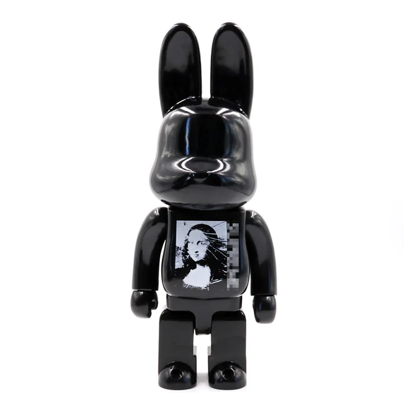 BRD95 KEY CHAIN 400% Bear Vinyl Doll Collections Model Figure Decorations Statue Bear Dolls Brick Street Art Gifts - Цвет: BRD95
