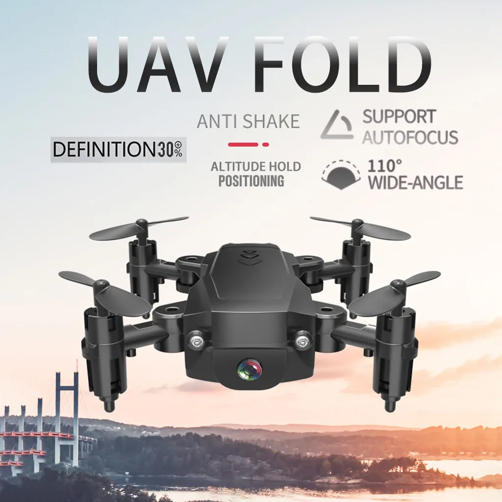 H16 2 4G 1080P HD камера WIFI высота удерживания складной Micro Pocket Selfie Drone интеллектуальные