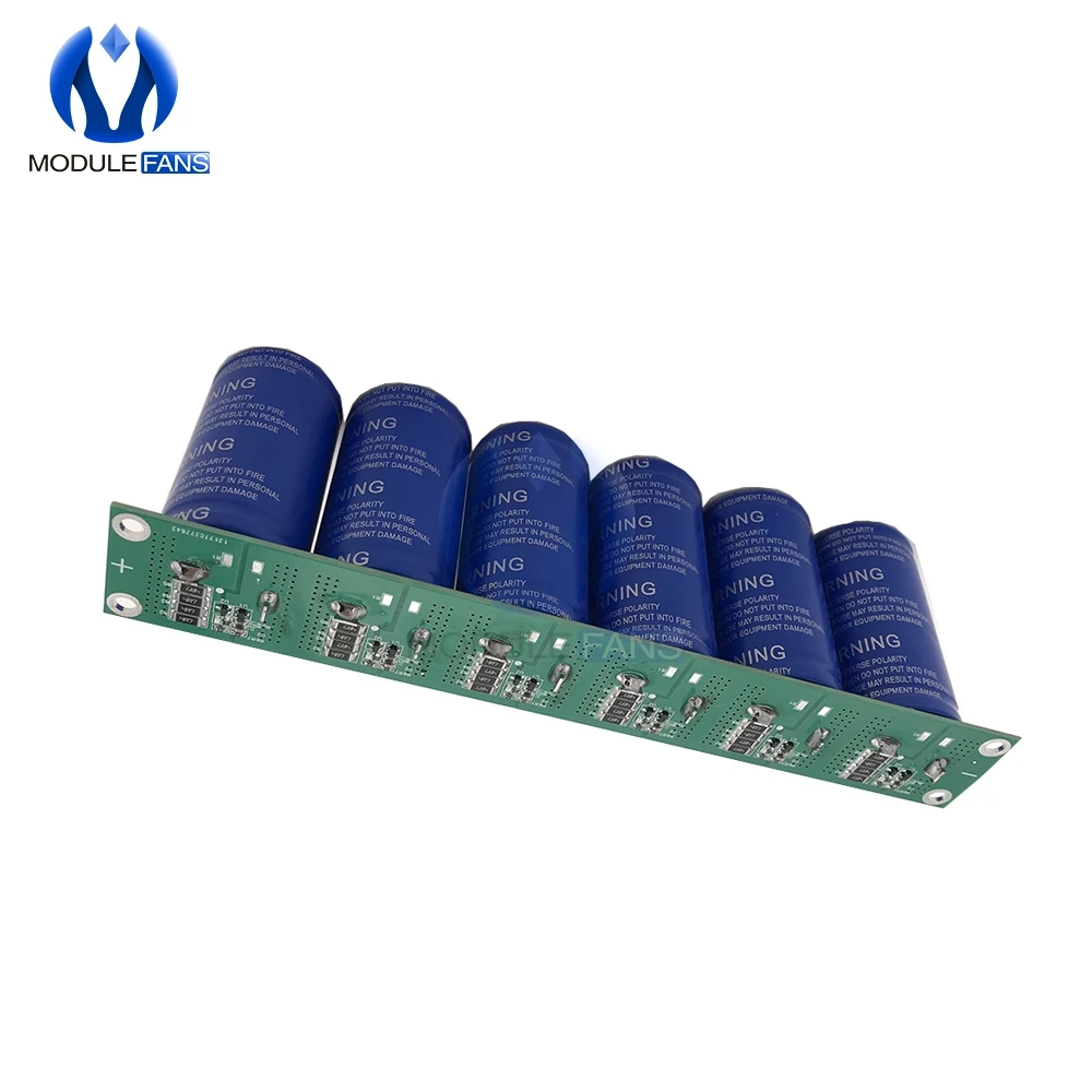 16V 116F сверх яркий конденсатор Ultracapacitor 6 шт. 2,85 V 700F Однорядный автомобильный выпрямитель с модулем защитной платы