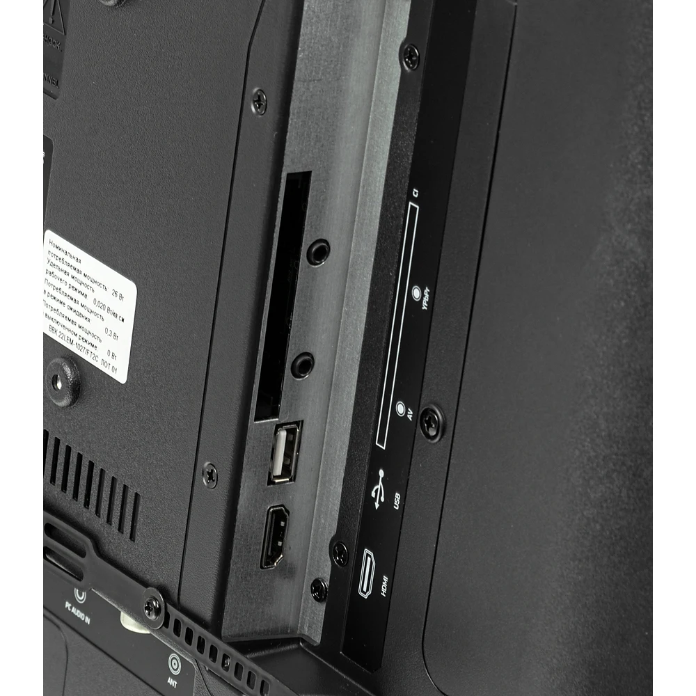 Телевизор LED BBK 22" 22LEM-1027/FT2C черный/FULL HD/50Hz/DVB-T/DVB-T2/DVB-C/USB(RUS