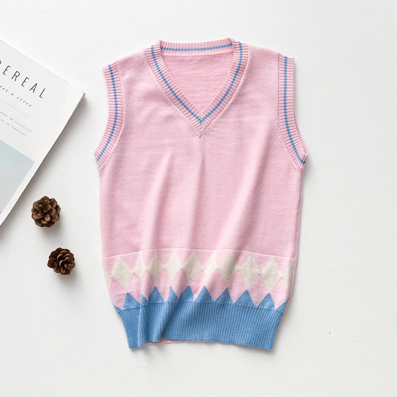 

Baby Sweater Pullover Cashmere Sweater Childrenswear Knit V-neck Sweater Sleeveless Knit Low Waist Jersey Pullover Waistcoat