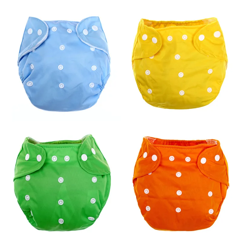 

Cotton Baby Cloth Diaper Children Washable Breathable Absorbent Adjustable Diaper Pants Wholesale