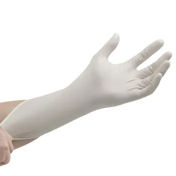 

White 20pcs / Set Disposable 12 Inch Thickened Extended Nitrile Gloves Household Labor Gloves