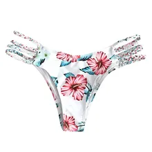 Женские плавки с треугольным принтом, женские сексуальные плавки, купальный костюм, бикини, одежда для плавания, Cheeky Thong V, плавки, плавки для плавания, D24