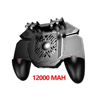 

Six Finger Game Controller For PUBG Mobile Games L1 R1 Game Trigger Gamepad Rechargeable with Cooling Fan for IOS Android Phones