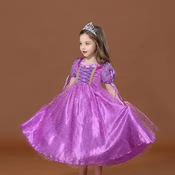 

Frozen 2 Baby Girls Rapunzel Sofia Princess Costume Halloween Cosplay Party Clothing Role-play Kids Fancy Dresses For Girl Y2874