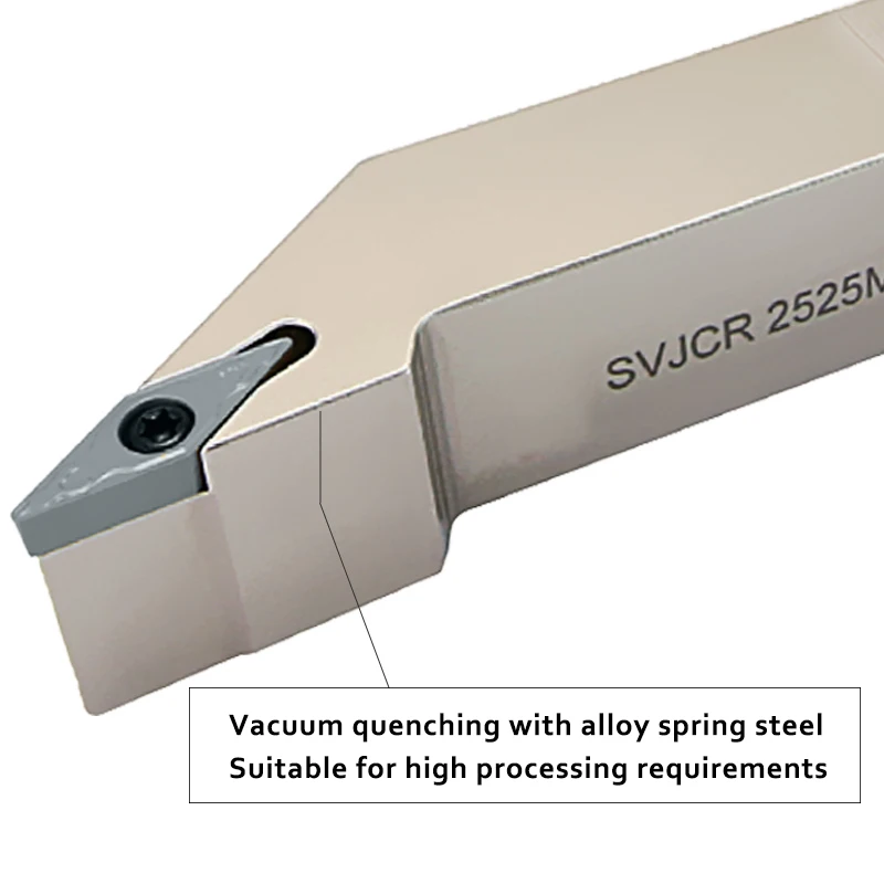 SVJCR 1212 1616 2525 Right External Turning Tool Holder CNC Lathe Cutter For Carbide Inserts VCMT110304 VCMT160404