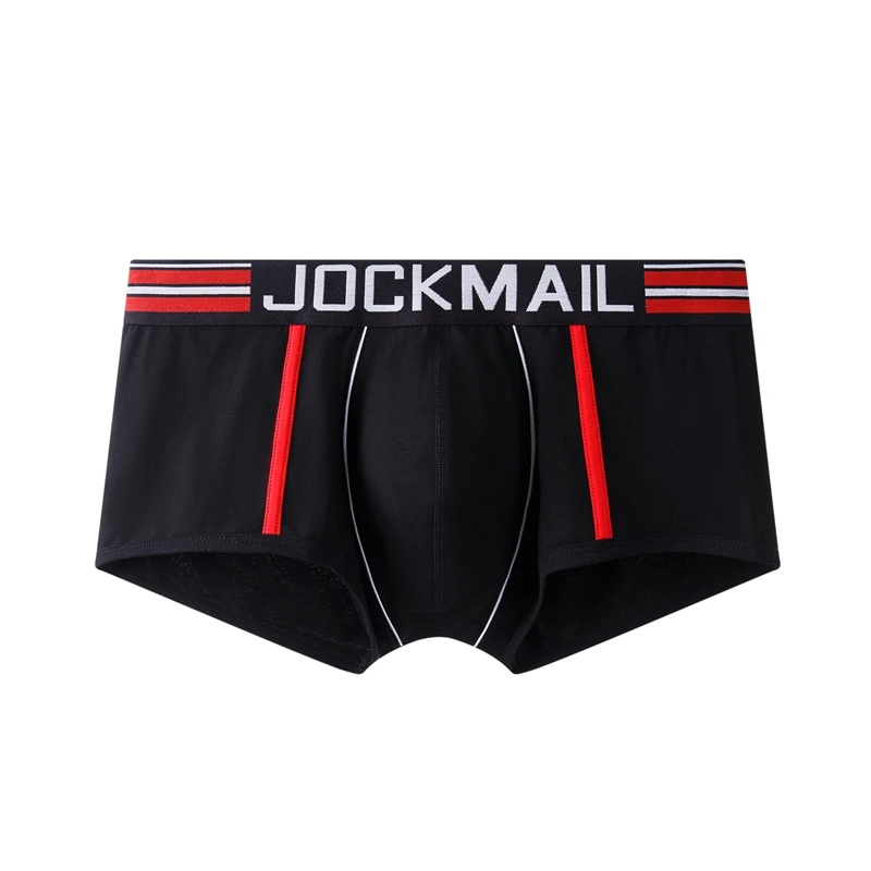 sexy male underwear JOCKMAIL New Sexy Men Underwear Soft Boxers Cotton Boxer Men Solid Man Boxer Sexy Mens Underwear Gay boxer Penis Pouch boxers hot mens underwear