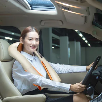 

Electrical U Type Massage Shiatsu Back Shoulder Neck Massager Multifunctional Shawl Infrared Heated Kneading Massager Car Home