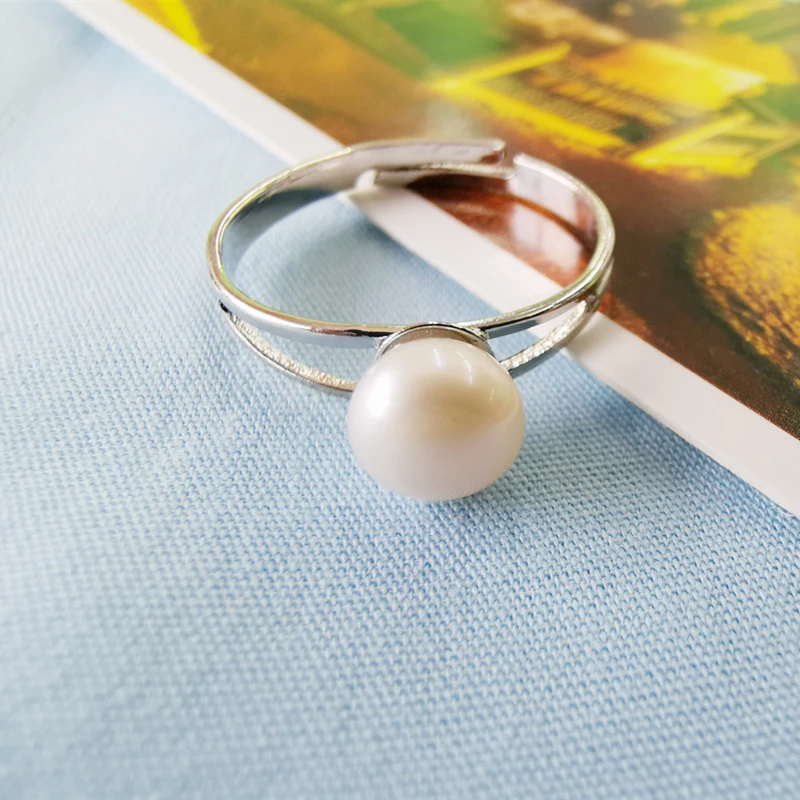 

DMCRFP021 6-7mm Freshwater Pearl Ring Simple Style Pearl Ring For Gift