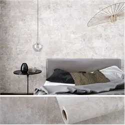Removable Concrete Waterproof Wallpaper Texture Self Adhesive Cement Roll for Walls Cabinets Peel and Stick Wall Stickers