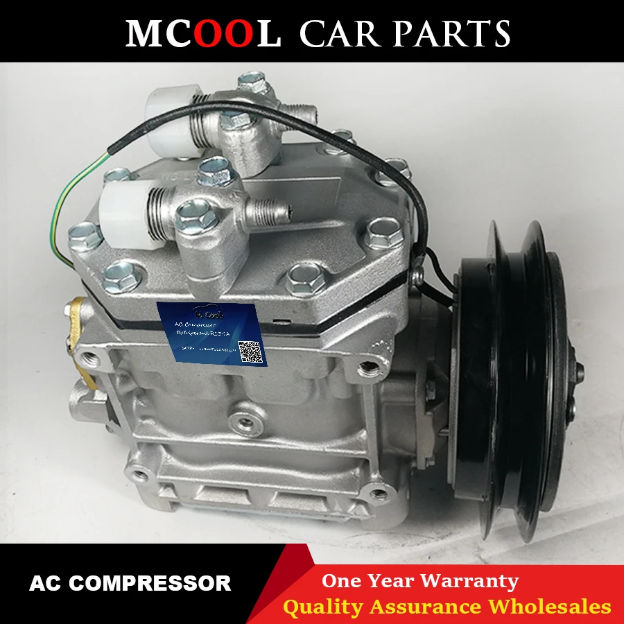 for AC Air Conditioner Compressor For Mitsubishi Fuso Fighter truck R2211L FK337D553073 ACA200A007A ME121066 24V