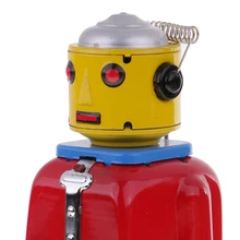 

Retro Wind Up Tin Toys Walking Robot Classic Tinplate Toy for Kids Children Gifts