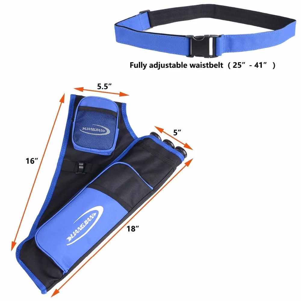 Охотничья стрела держатель сумка для переноски стрельба из лука, стрела держатель сумка для переноски 3 трубки с поясом колчан открытый арбалет