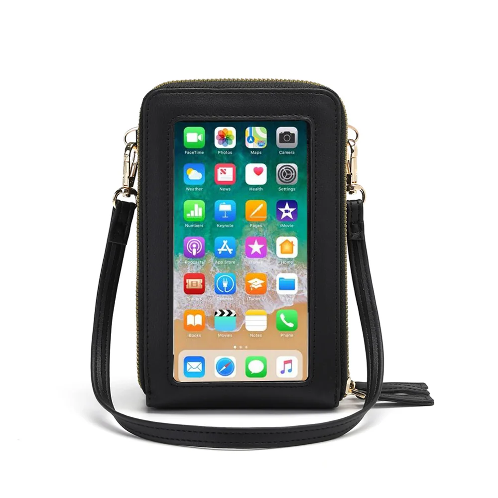 Drop Shipping Crossbody Cellphone Purse Women Touch Screen Bag RFID Blocking Wallet Shoulder Handbag Drop Shipping Crossbody Cellphone Purse Women Touch Screen Bag RFID Blocking Wallet Shoulder Handbag