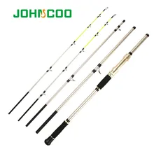 JOHNCOO 2.4m 2.7m 3.0m Warrior Fishing Rod max power 15kg H XH 2 tips 4 sections Spinning Rod Wt:30-60g 100-200g Fishing Tackle