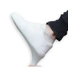 Лидер продаж, 1 пара, туфли для многократного применения, чехлы, Водонепроницаемые силиконовые протекторы для внутренней уличной обуви DC112