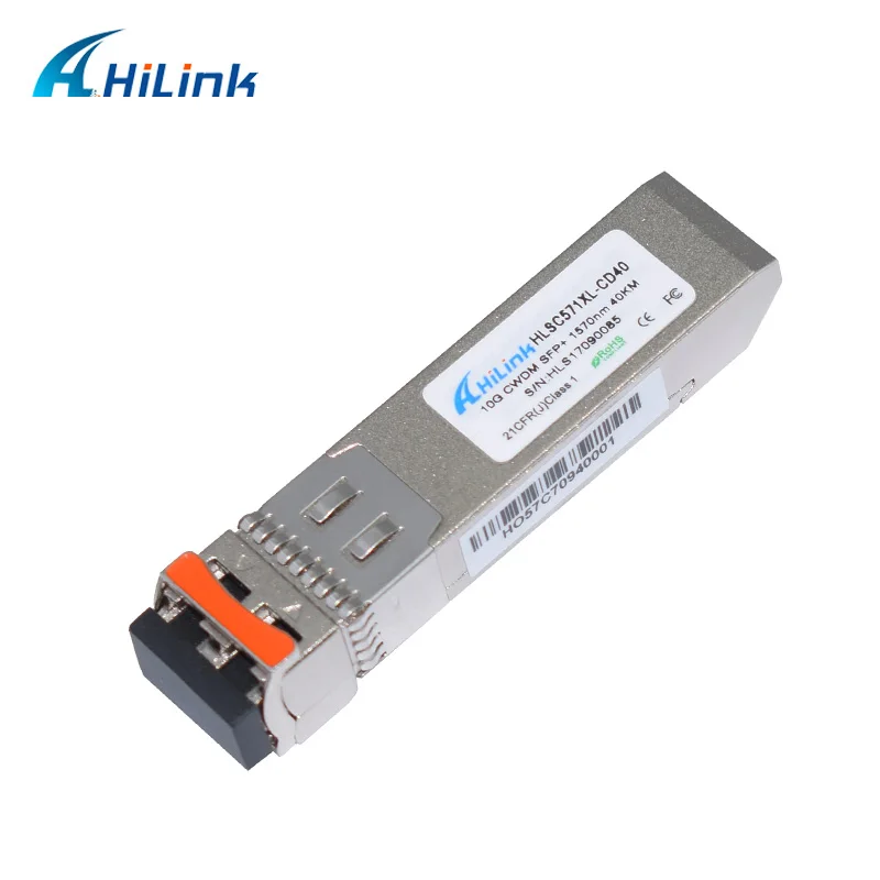 Hilink высокое качество 10GBASE-ER CWDM SFP+ приемопередатчик 10 г 40 км 1470~ 1610nm ER SFP+ оптический модуль