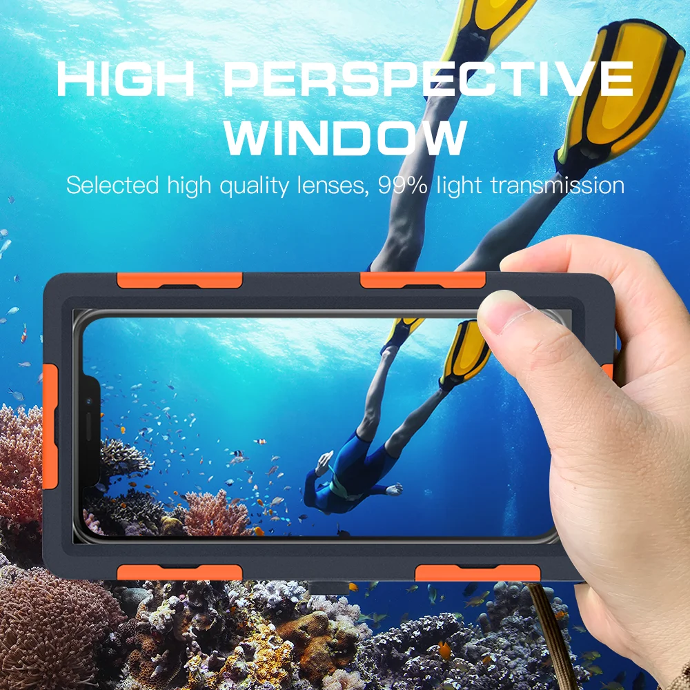 Professional Diving Phone Case For Galaxy Note10 S9 plus Coque 15M Waterproof Depth Cover iPhone 11 Pro Max XR XS Cases | Мобильные
