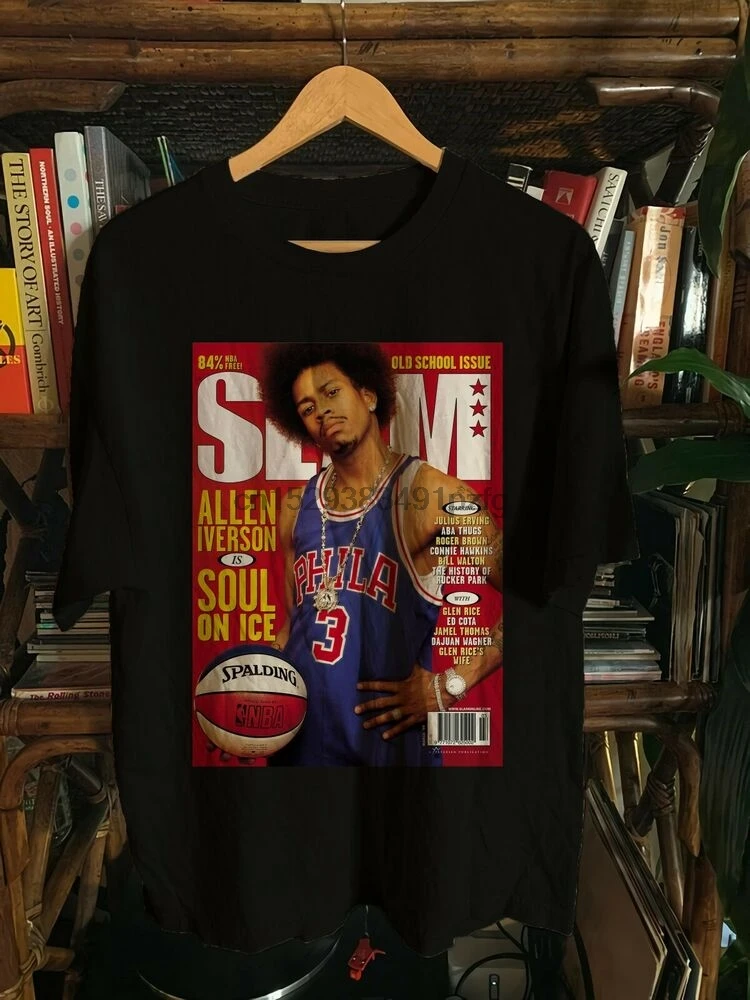 Футболка с надписью Allen Iverson эксклюзивная одежда | Мужская