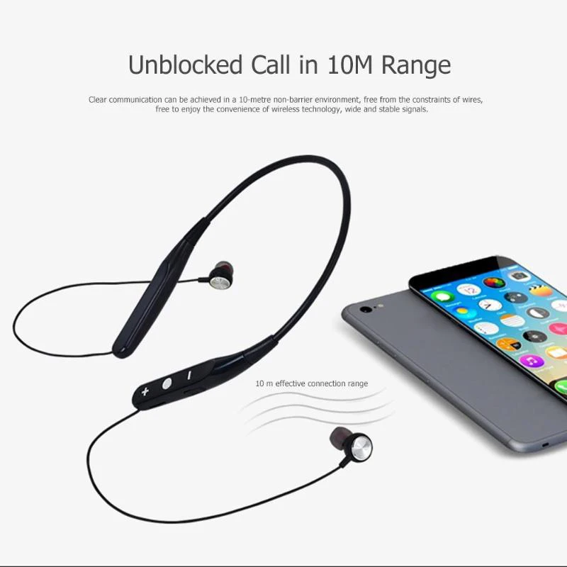 Bluetooth наушники спортивные беспроводные наушники Поддержка Tf карты Bluetooth 5,0 гарнитура бас с микрофоном для Iphone Xiaomi