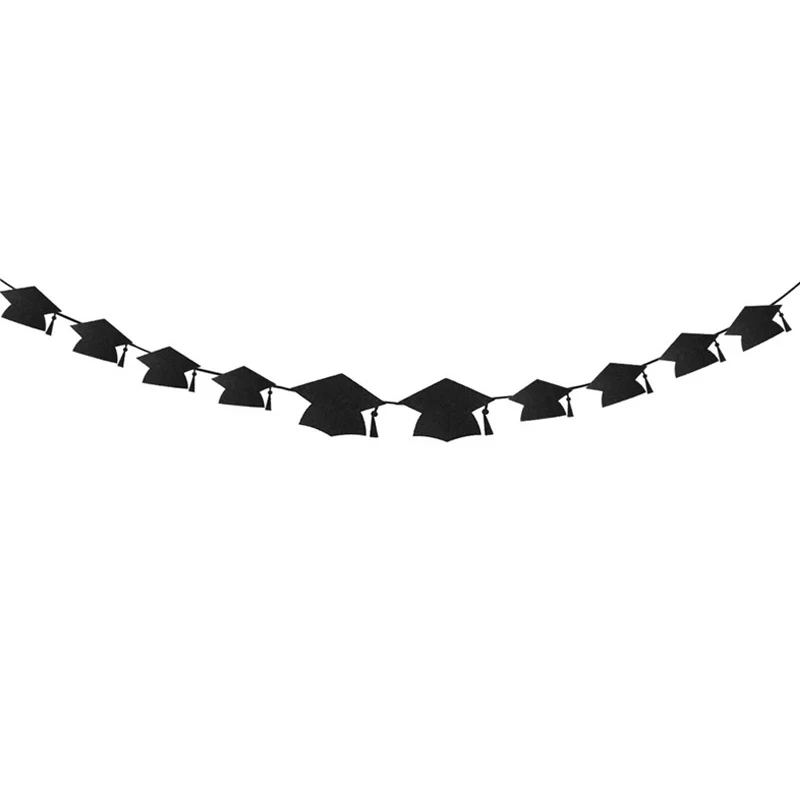 Graduation Ceremony Party Decoration Dr. Hat Photo Clip Banner Graduation Party Banner