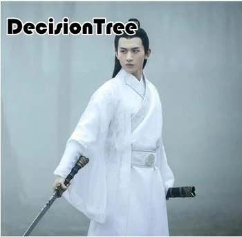 

2020 men's hanfu costume cosplay clothes chinese traditional dance clothing boy male chinese ancient robe dance folk cos