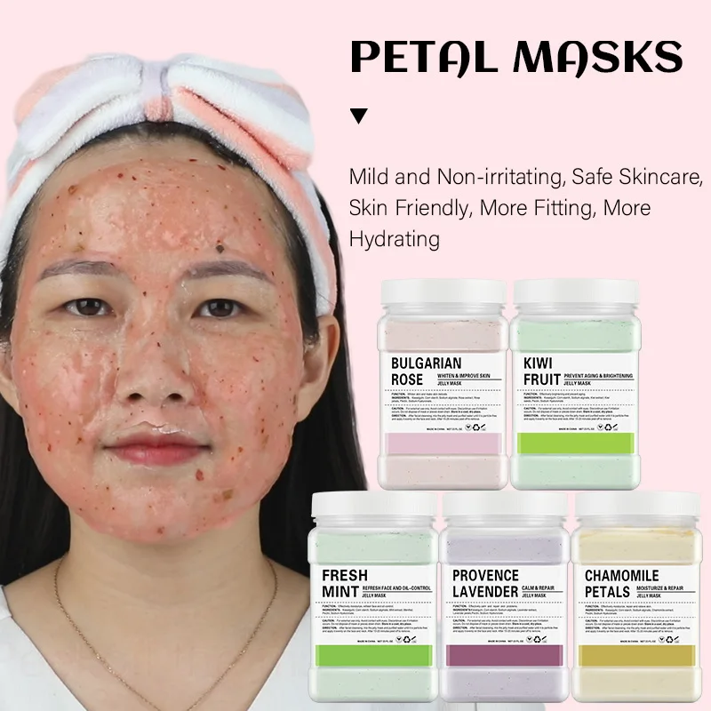 Beauty Salon SPA Soft Hydro Jelly Facial Mask Powder Lavender Whitening