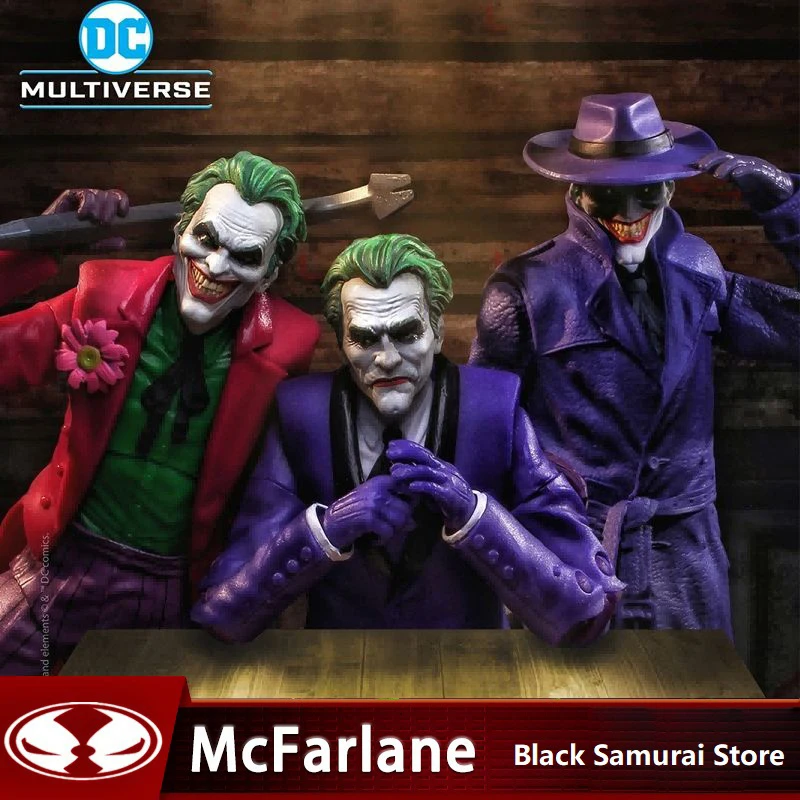 McFarlane DC comics Batman:Theee Jokers новинка Джокера Коллекционные Фигурки 7 дюймов модель
