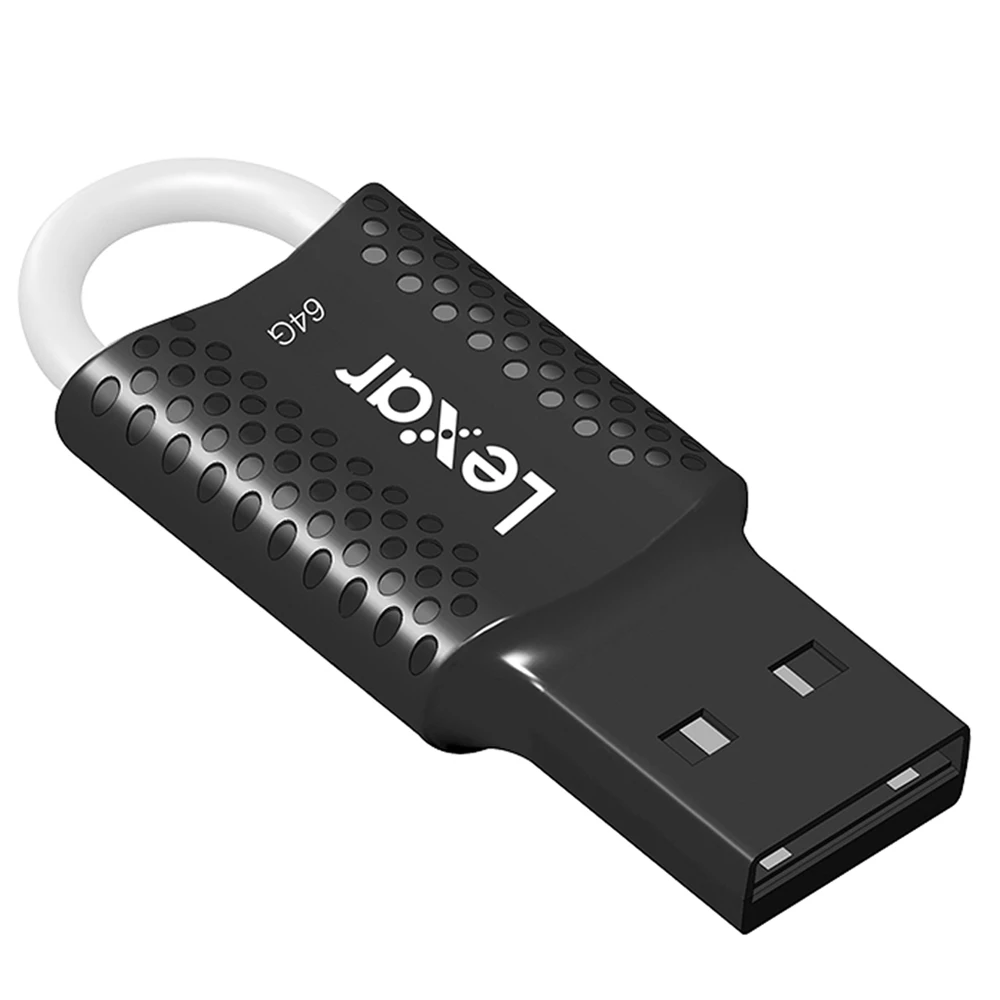 Флэш накопитель Lexar JumpDrive V40 флеш диск USB 2 0 64 ГБ 32 16 компактный U для ПК и Mac|USB