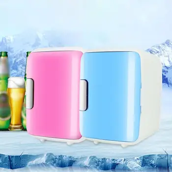 

New 4L Mini Car Refrigerator Car Heating And Cooling Box Home Car Dual Purpose Mini Car Refrigerator Thermal Insulation 3 Colors