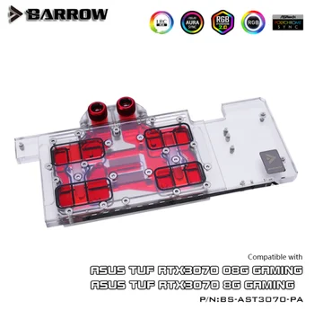 Barrow LRC2 0 pełny pokrowiec GPU blok wodny do ASUS TUF 3070 Aurora 5V ARGB GPU Cooler BS-AST3070-PA tanie i dobre opinie Arikatong CN (pochodzenie) Obsługa RGB
