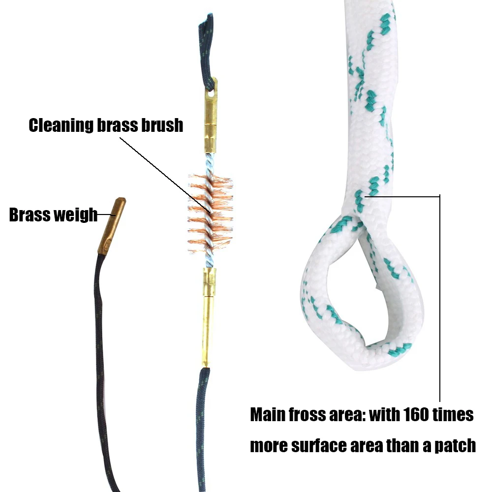 Пистолет чистящий Канат с латунной щеткой 12 GA. 22 Cal. 223 Cal.38 Cal& 5,56 мм латунный винтовочный пистолет Boresnake охотничий аксессуар